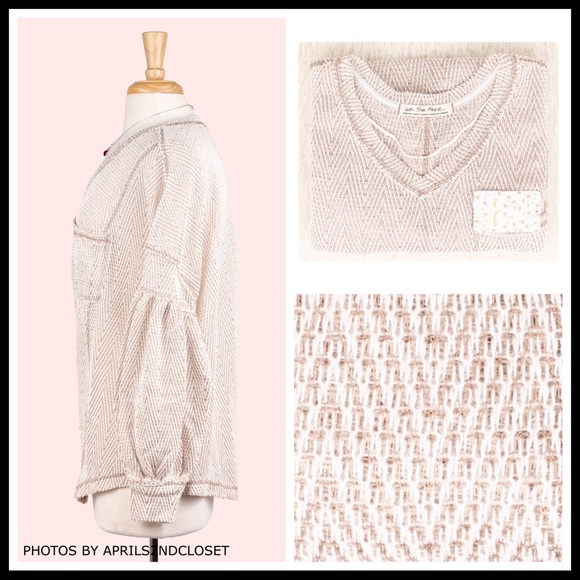 FREE PEOPLE BOHO PULLOVER FLOWY TUNIC TOP A3C - Picture 6 of 16